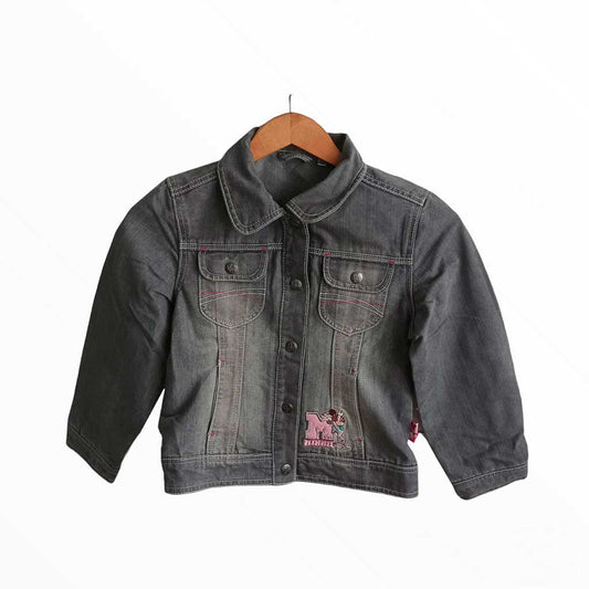 Cazadora Vaquera Gris Minnie - C&A - 122 cm