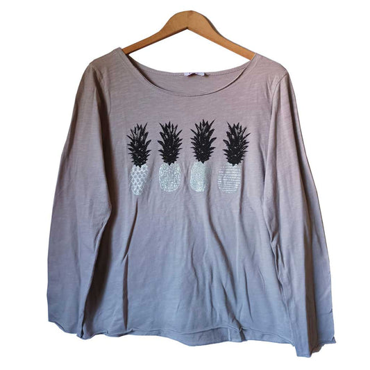 Camiseta de manga larga (Talla única – Aprox. L)