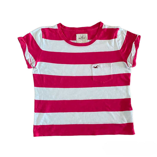 Camiseta Rayas - Talla S - Hollister