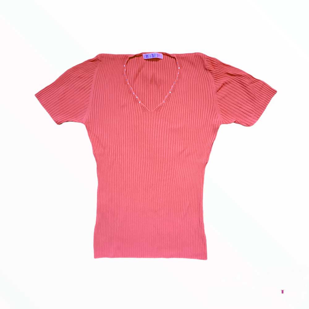 Camiseta Rosa - Mujer - Talla Única 