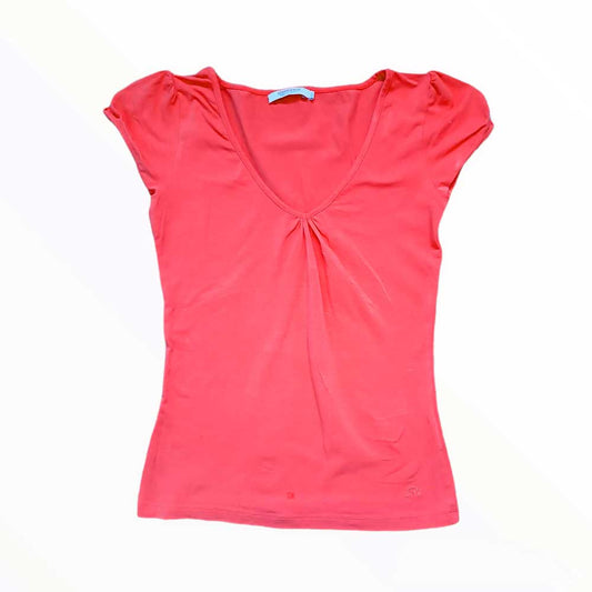 Camiseta Rosa- Mujer- Springfield - Talla S/M 1349