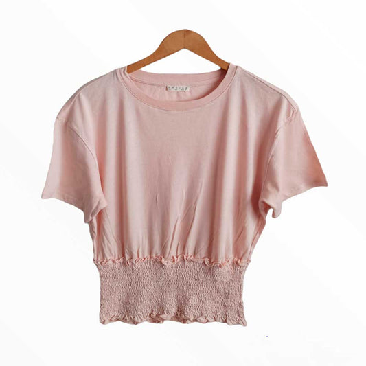 Camiseta Rosa Mujer- Stradivarius - Talla M 1186