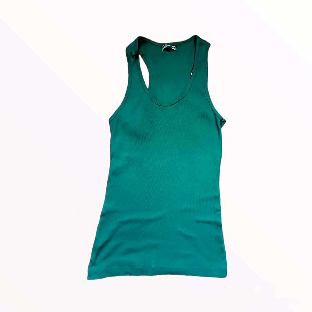 Camiseta  Verde Tirantes - Mujer - Talla S 