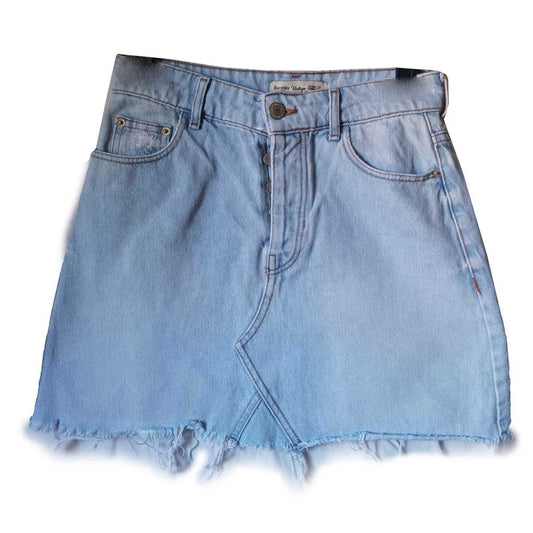 Minifalda vaquera azul – Talla 36 (Bershka BSK Girl)