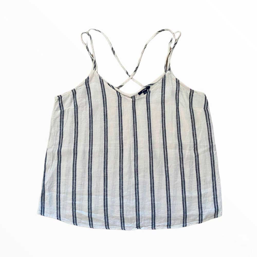 Camiseta de tirantes de rayas – Talla L (42-44) Kiabi