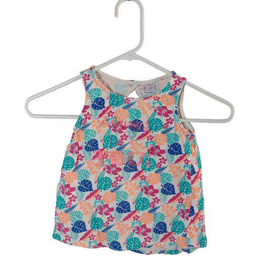 Camiseta Flores - Corte Ingles - Talla 4 años