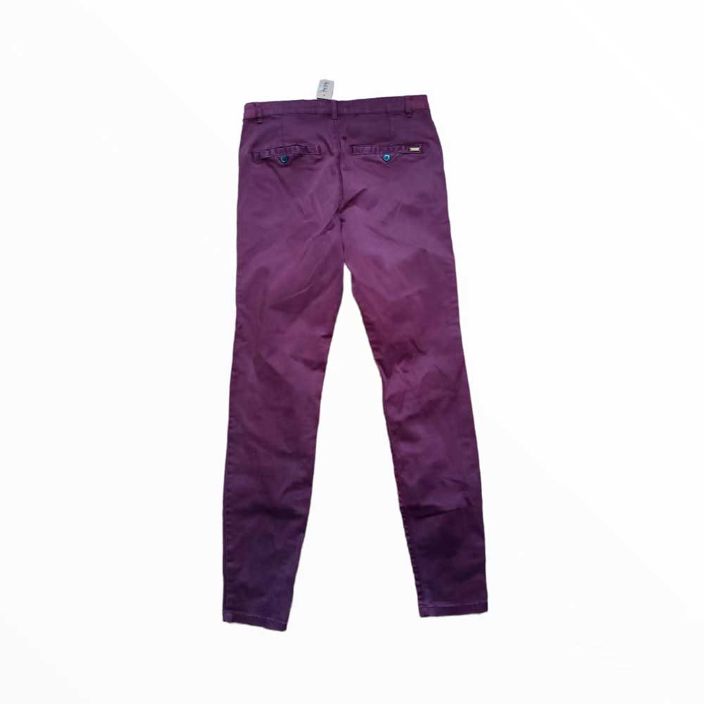Pantalón Morado Pull And Bear - Talla 38