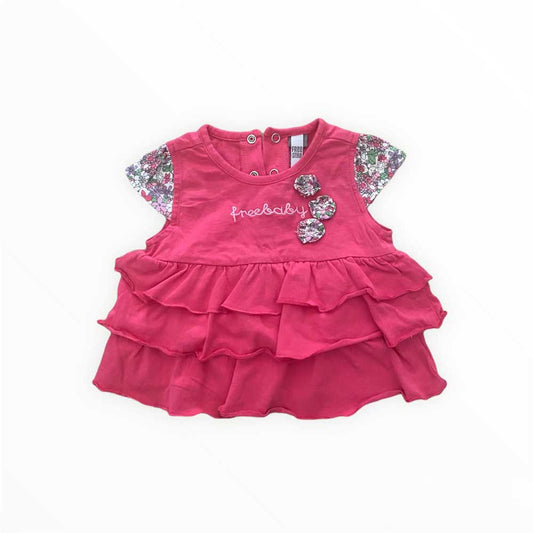 Camiseta Niña - Free Style - Talla 3-6 meses
